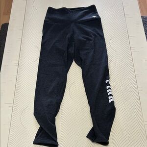 Pink Victoria's Secret greyLeggings with White Side Logo